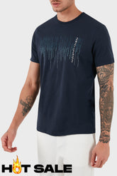 T-Shirt Men Navy Armani Exchange Camiseta